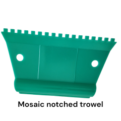 Tool, Mosaic Notched plastic mosaic trowel - The Mosaic Mall